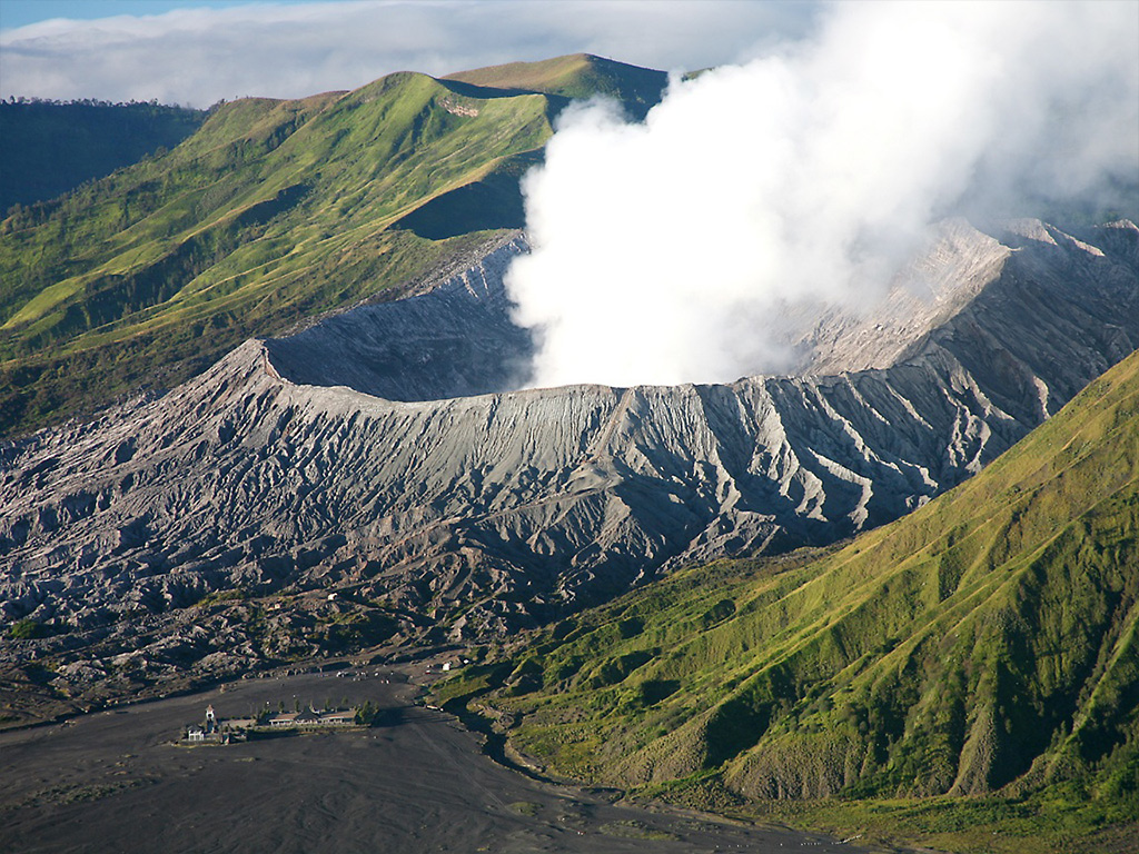 Bromo Mount Eruption