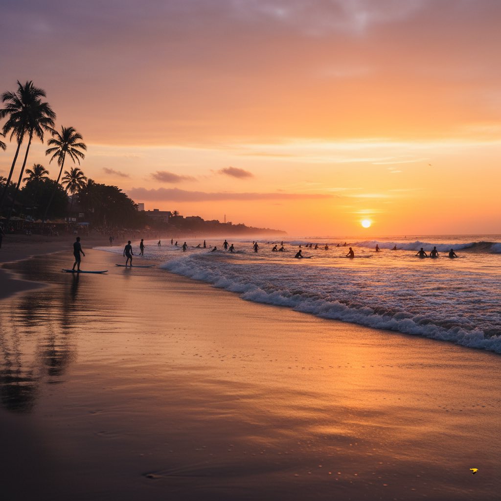 Kuta Beach Sunset Bali Tour