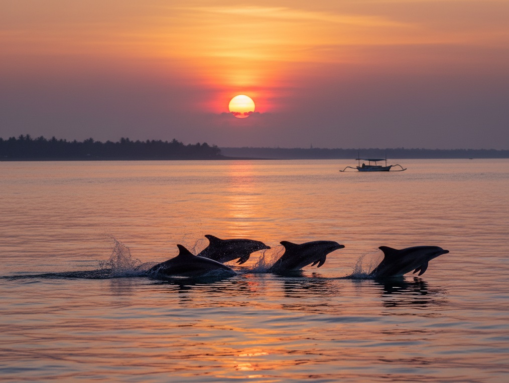 Lovina Dolphin Sunset